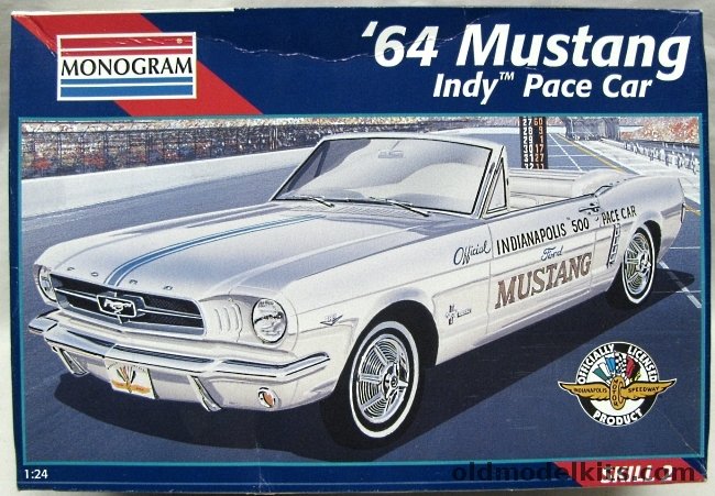 Monogram 1/24 1964 Ford Mustang Indy Pace Car, 2456 plastic model kit